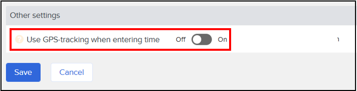 Record GPS data on check-in/out times – Workcloudヘルプセンター